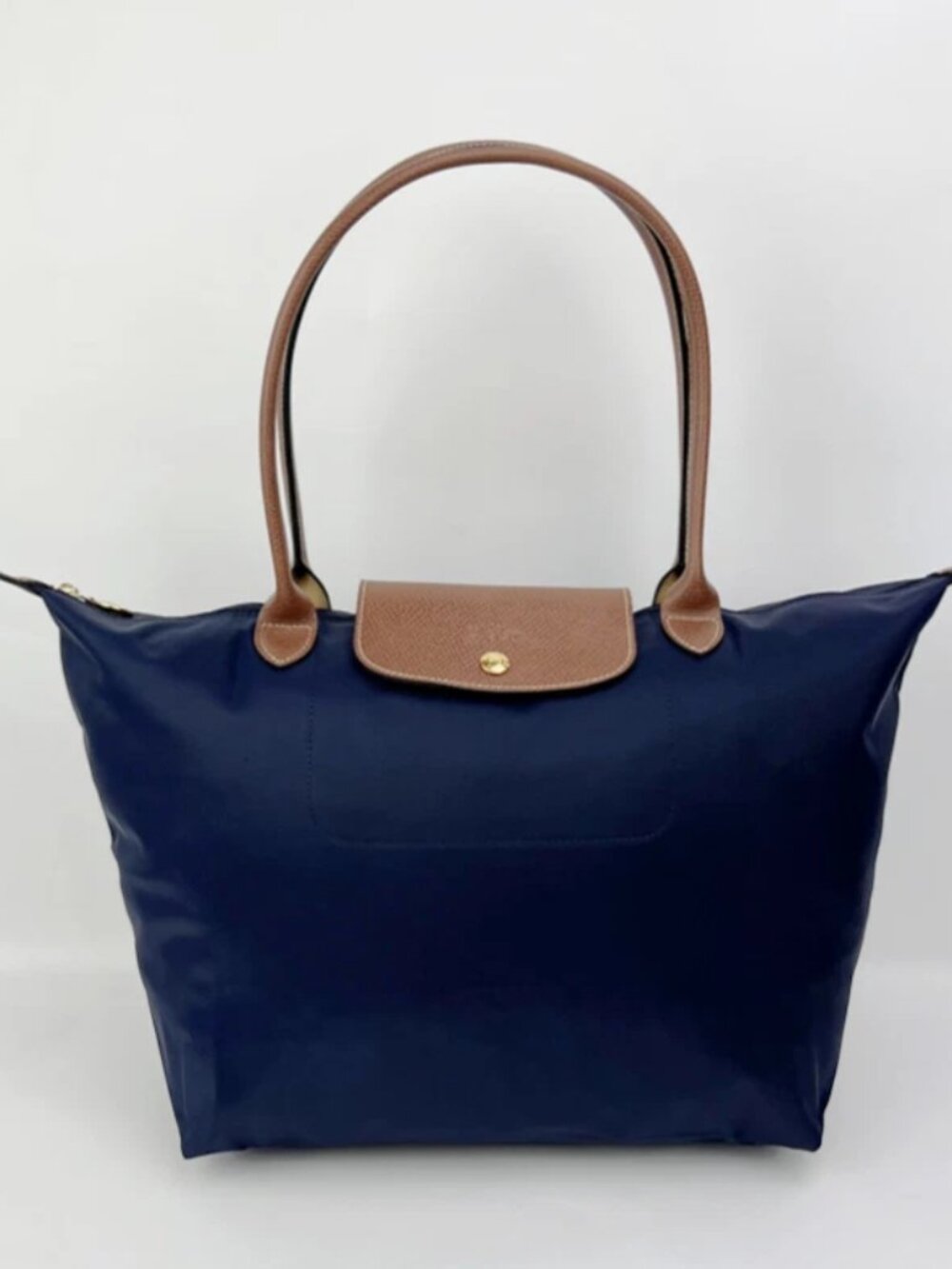 Foldable Tote • Blue • Everyday Handbag - Picture 2 of 10